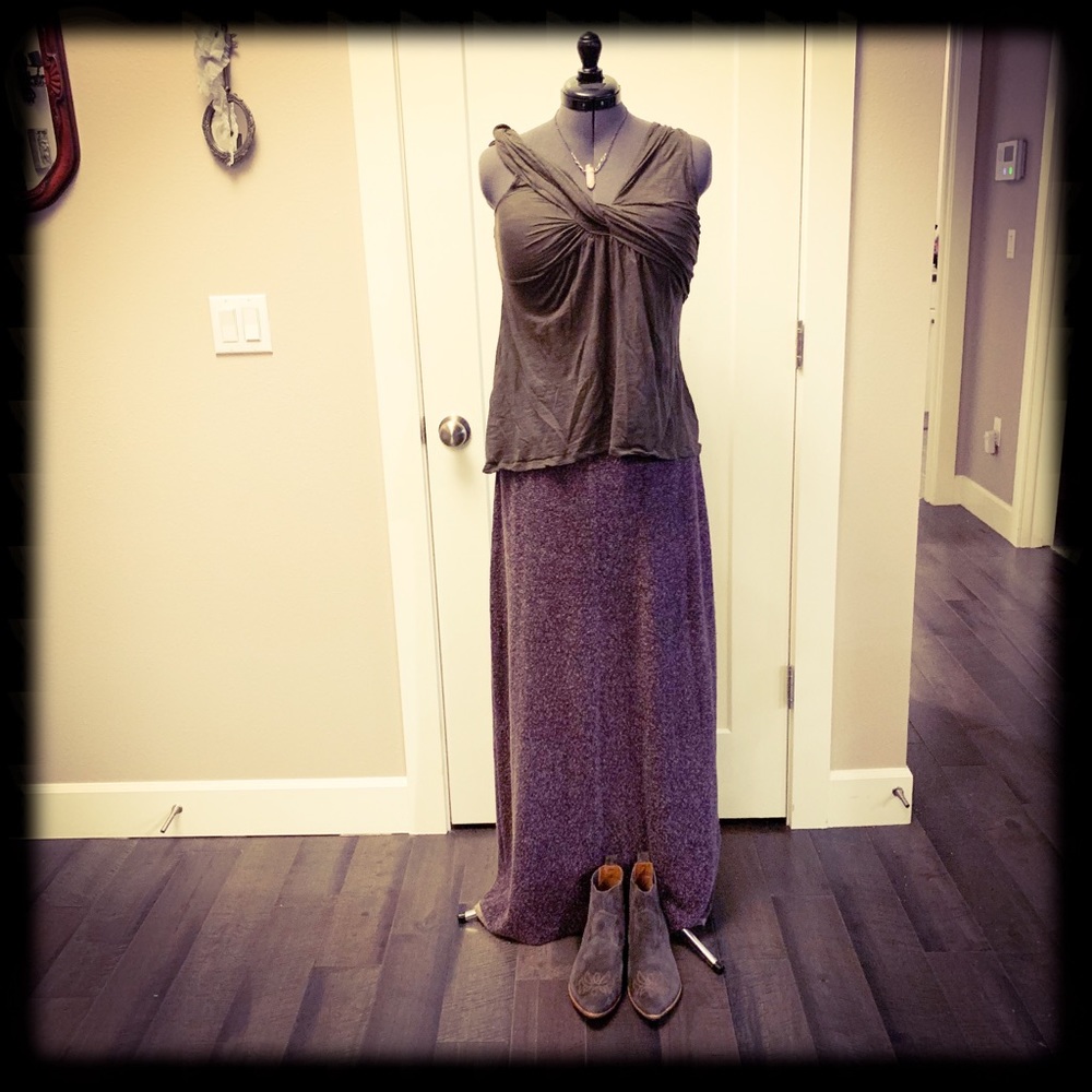 Green Anthropologie Top